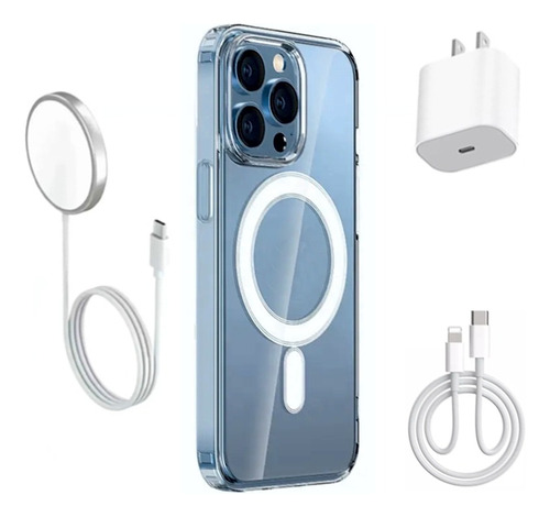 Kit Dos Cargadores + Funda + Cable Para iPhone 11 12 13 14 X