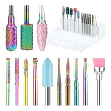 Set Manicure 13 Piezas De Brocas De Uñas Conjunto De Uñas