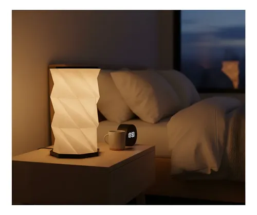 Lámpara Plegable Led Usb Deco Papel Portátil Velador Táctil