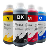 4 Botellas 500ml Tinta Inktec B1100 Compatible Con Brother 