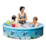 Alberca Redonda 125x30cm Inflable Piscina Diseño Agua