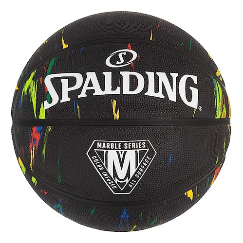 Balón Baloncesto Spalding Marble Series #7 Original Colores