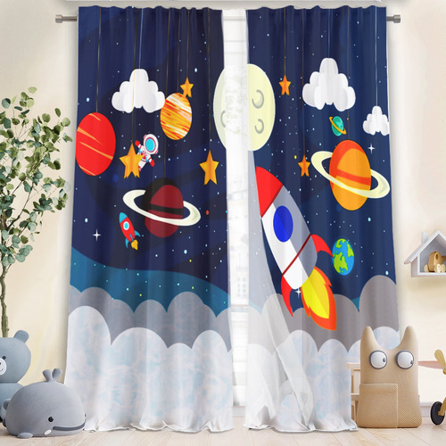 Cortinas Para Niños Niñas Infantiles Béla Home 2maltox3.90m 