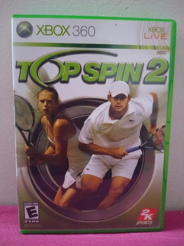 Jogo Top Spin 2 Para Xbox 360 Mídia Física Original 
