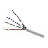 Cable Utp Cca / Cat 5e / Color Blanco / Interior / 305mts