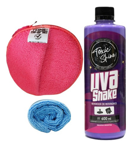 Kit Acondicionado De Plasticos Uva Shake Toxic Shine 600cc