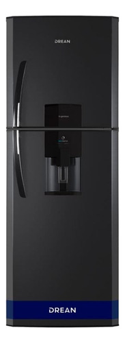 Heladera C/freezer 392l Drean Hdr400f11n C/dispenser Negra