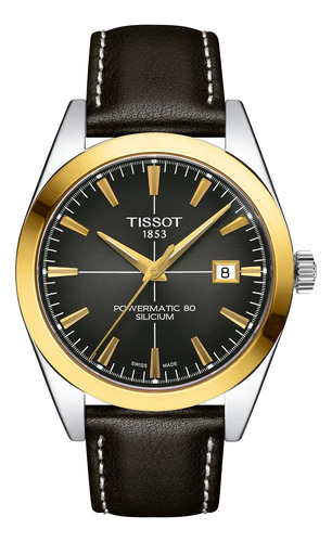 Reloj Tissot T9274074606101 Gentleman Gold Automatico Ag.of