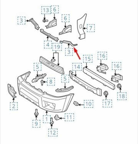 Base O Soporte Metlica Parachoque Toyota 4runner 03-09 2008 Foto 4