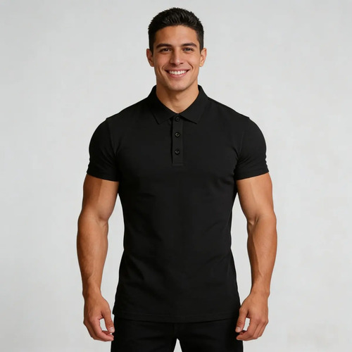 Playera Polo Hombre Manga Corta Moda Casual Camisa Calidad | MercadoLibre