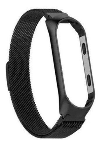 Pulseira Magnética Metal Aço Mi Band 3-4 Pronta