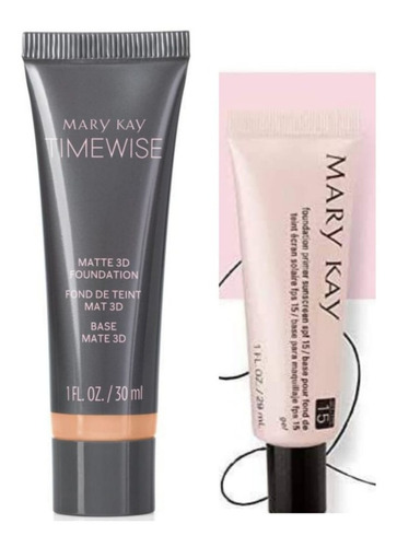 Maquillaje Time Wise Y Base Para Maquillaje Fps 15 Mary Kay 