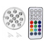 Lâmpada Luz Led Rgb Piscina Aquário Jardim Prova D'água 12v