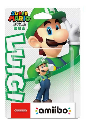 Figura Amiibo De Luigi, Para La Serie Súper Mario De Switch