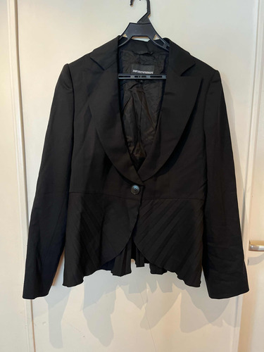 Saco Negro Emporio Armani Exc Est