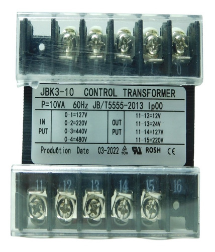 Transformador Jbk3-10 Va