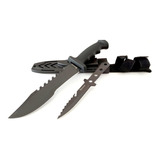 Cuchillo Supervivencia Tactico Doble Juego Comando Rigida 