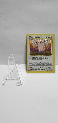 Tarjeta Carta Pokemon Go Violeta Clefable Vintage Cexhibidor
