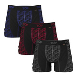 Pack 3 Boxer Top Cobre Competition