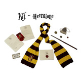 Hermione Granger Kit: Varita Bufanda Carta Y + Harry Potter
