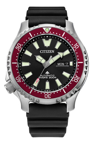 Reloj Hombre Citizen Automático Buceo Fugu Ny0156-04e