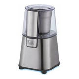 Moedor De Café E Grãos Black+decker Mg200 Gourmand Gris Inox