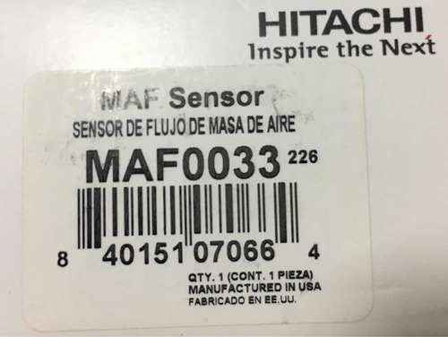 Sensor Maf Honda Civic Emotion Pilot Accord Fit Odyssey Foto 2