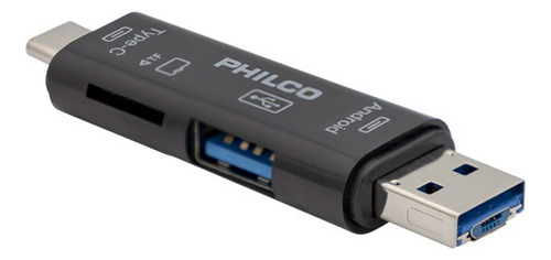 Lector Micro Sd / Usb 3 En 1 Otg Philco Fj