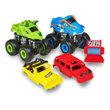 Juego De 7 Pz Kid Connection Monster Truck Juguete Carros 