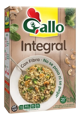 Arroz Integral Gallo X 1 Kg