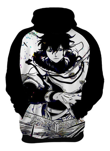 Blusa De Frio Personalizada Anime Black Clover, Yuno 20