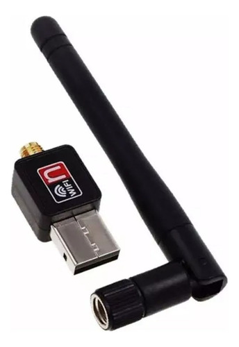 Adaptador Usb Wifi 600 Mbts Usb-04 Con Antena 2,4 Y 5 Ghz