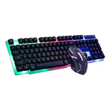 Kit Teclado Y Mouse Gamer Urban Hecate Luces Led  