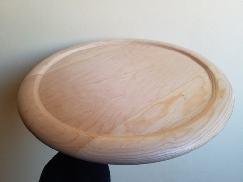 Plato Base Giratorio Charola De Servicio 39 Cm De Madera 