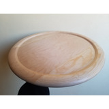 Plato Base Giratorio Charola De Servicio 39 Cm De Madera 