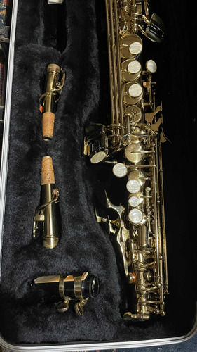 Saxofón Cecilio Con Estuche Rígido Soprano