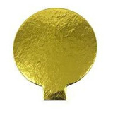 Disco Laminado Dourado 8cm Base Para Doces Monoporção 50 Un