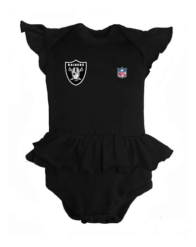 Pañalero Bebe Niña Raiders Personalizado - Pañalero Vestido