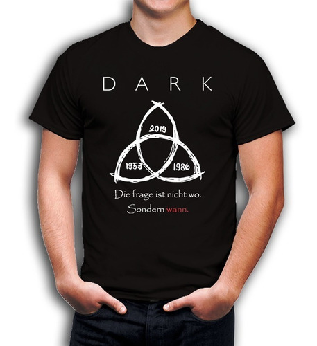 Camiseta Dark Série A Pergunta Não É Onde Mas Quando