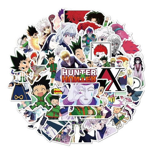 Hunter X Hunter - Set De 50 Stickers / Calcomanias