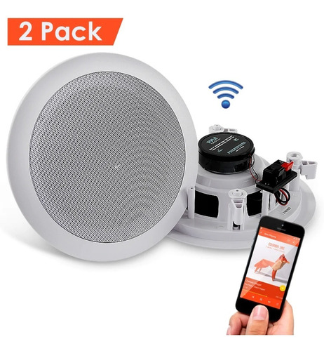 Parlantes Para Cielo Pyle Pdicbt652rd Amplificados Bluetooth