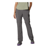 Pantalón Convertible Mujer Silver Ridge Gris Columbia