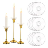 Protectores De Goteo De Velas Glasseam Para Candelabro Cande