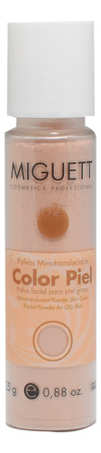 Base De Maquillaje En Polvo Miguett Piel Grasa Tono Piel - 25ml 25g