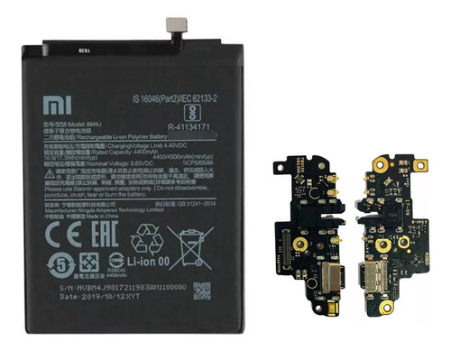 Placa De Carga Dock + Bateria Para Redmi Mi Note 8 Pro