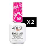 2 Esmaltes Semipermanentes X15ml Anush