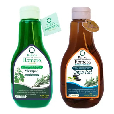 2 Shampoo Nace Cabello, Restauración Capilar Ramos De Romero