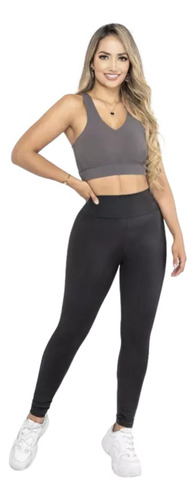 Licra Leggins Largo Para Mujer Semi Suplex Tela Gruesa