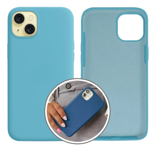 Capinha Capa Silicone Para iPhone 11 Aveludada