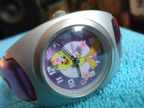 Armitron Tweety Piolin Reloj Retro Para Mujer Del Año 2000